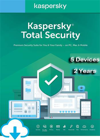 Kaspersky Total Security 2021 5 Devices 2 Years Digital Code Global, mmorc.com