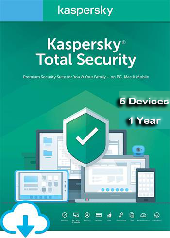 Kaspersky Total Security 2021 5 Devices 1 Year Digital Code Global, mmorc.com